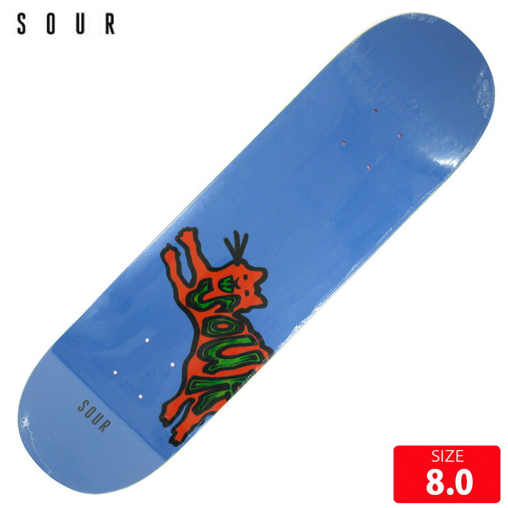 スケボー デッキ SOUR SHORTIE SHAPE Deck size 8.0 サワー スケートボード スケボー skateboard 25FW