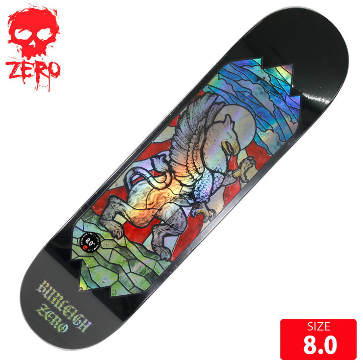 ゼロ デッキ ZERO BURLEIGH STAINED GLASS DECK 8.0 スケボー スケートボード skateboard 26SS