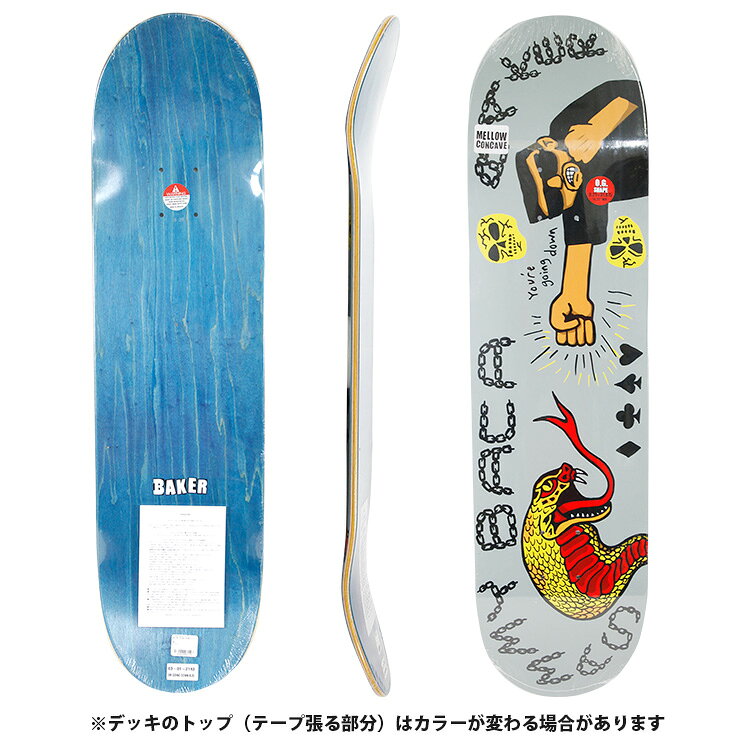 QUESTONS -クエストン-のスケボー デッキ ベイカー BAKER KL GOING DOWN DECK 8.25 スケートボード SKATEBOARD 26SS｜アングル2