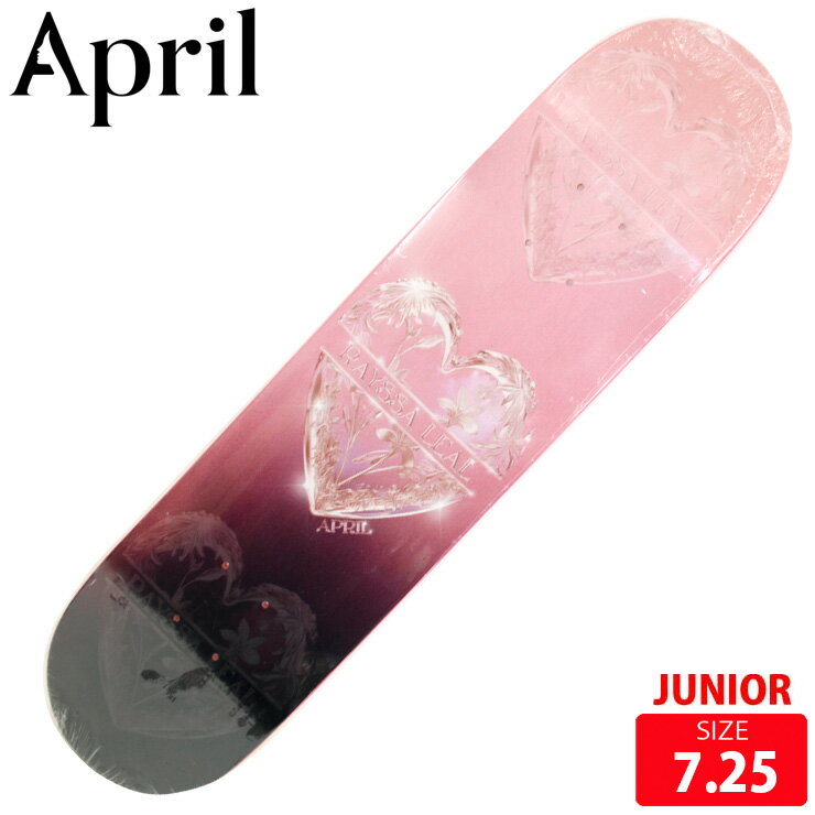 Rakuten - エイプリル ジュニア スケボー デッキ APIL MINI RAYSSA LEAL HEAT DECK SIZE 7.25 スケートボード skateboard スケートボード 26SS