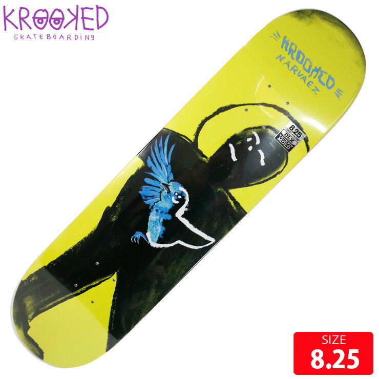 スケボー デッキ クルーキッド KROOKED NARVAEZ BLUEBIRD TRUE FIT PRO DECK SIZE 8.25 スケートボード SKATEBOARD クルックド 26SS