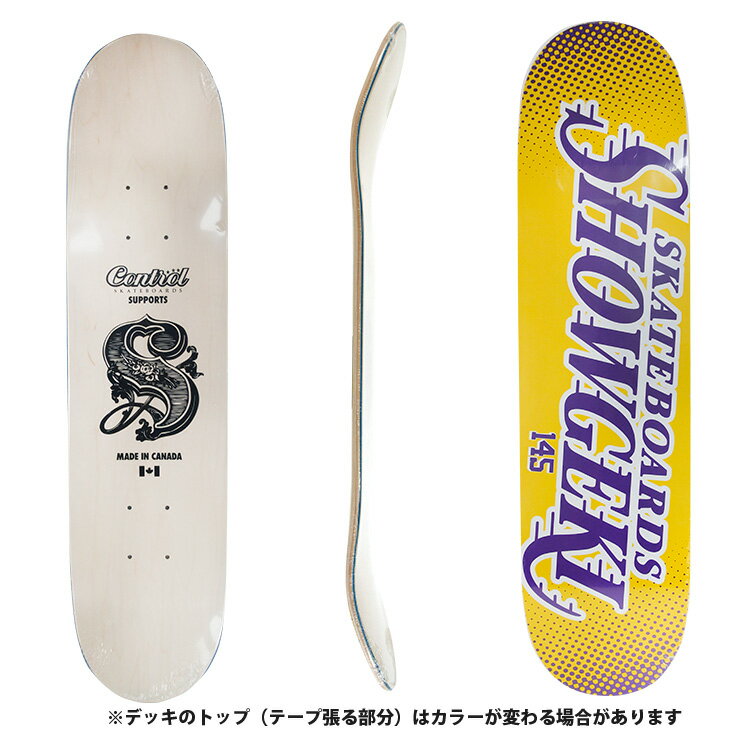 スケボー デッキ ジュニア ショウゲキ SHOWGEKI LAKERS145 DECK SIZE 6.875 -7.125 SKATEBOARD 26SS スケートボード 2