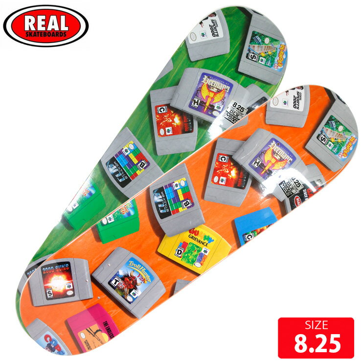 CITY - スケボー デッキ リアル REAL HERMANN 64 BIT TRUE FIT DECK SIZE 8.25 スケートボード SKATEBOARD 26SS