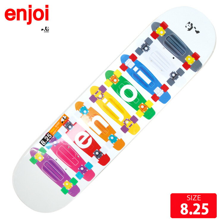 エンジョイ デッキ ENJOI BIG BOX PLASTICS PECTRUM DECK 8.25 skateboard スケー...