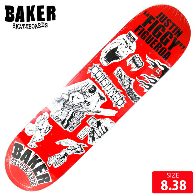 スケボー デッキ ベイカー BAKER ES DIVINE EVIL FIGGY DECK 8.38 スケートボード ...