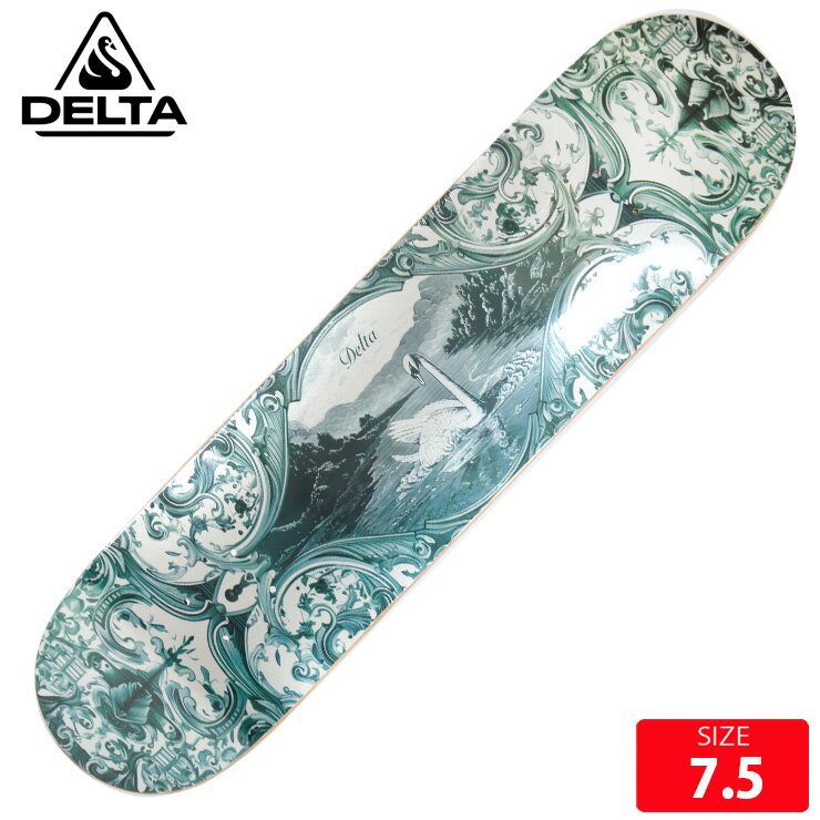 Rakuten - デルタ スケートボード デッキ DELTA Dishes Green DECK SIZE 7.5 SKATEBOARD 26SS