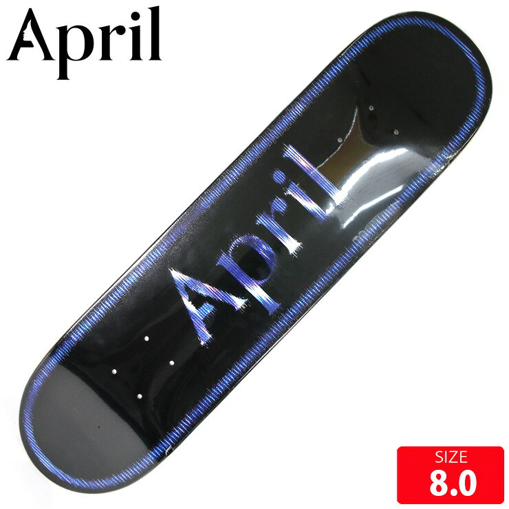 ■BRAND APRIL/エイプリルシェーン・オニールによるデッキカンパニー 堀米優斗などで人気■MODEL:TWIN TAIL OG LOGO FRACTURED■SIZE 8.0長さ 80.8cm 幅 20.3cm ノーズ 17.7cm テール 17.7cm ホイルベース 36.5cm選べるグリップテープ付き (PIBULL,JESSUP,MOB)お勧めトラックサイズ：VENTURE 5.2 ,THUNDER 147, INDEPENDENT 139APRIL SKATEBOARDS (エイプリル・スケートボード） シェーン・オニールによるデッキカンパニー、April skateboards。 チームライダーには、SHANE O'NEILLを始め、誰にも止められない勢いでSLS3連覇、東京オリンピック初代金メダリスト、 世界の頂点を目指す堀米雄斗や岸 海、RONNIE KESSNER、NOAH NAYEF、ISH CEPEDA、JOHNNY TANG、DASHAWN JORDAN、OSEF RATLEFF、RAYSSA LEAL など、次世代のテクニカルかつスキルフルな若手達が名を連ねています。