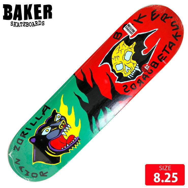 BRAND :BAKER ベイカーMODEL:RZ SCENARIO■SIZE :8.25長さ 81cm 幅 21cm ノーズ 18.5cm テール 17.5cm ホイルベース 36.5cm選べるグリップテープ付き2001年にアンドリュー・レイノルズによってたちあげられた、「Baker」アンドリュー・レイノルズはスケボーのスキルはもちろん、スケボーのスタイルやあり方をストイックなまでに追求しているスケーターです。メインストリームを遠ざけながら彼の理想とするスケボーを彼の率いるBakerを通じてこれからも表現してくれることでしょう。