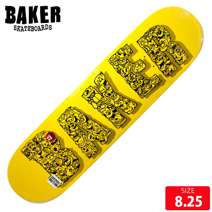 BRAND :BAKER ベイカーMODEL:JC MERCURIALS■SIZE :8.25長さ 81cm 幅 21cm ノーズ 18.7cm テール 17.3cm ホイルベース 36.5cm選べるグリップテープ付き2001年にアンドリュー・レイノルズによってたちあげられた、「Baker」アンドリュー・レイノルズはスケボーのスキルはもちろん、スケボーのスタイルやあり方をストイックなまでに追求しているスケーターです。メインストリームを遠ざけながら彼の理想とするスケボーを彼の率いるBakerを通じてこれからも表現してくれることでしょう。
