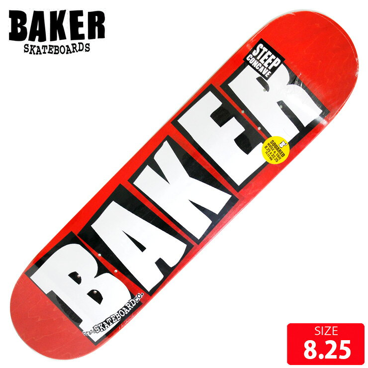 BRAND :BAKER ベイカーMODEL:BLAND LOGO VENEERS B2■SIZE :8.25長さ 80.5cm 幅 21cm ノーズ 19cm テール 18.3cm ホイルベース 36.3cm選べるグリップテープ付き2001年にアンドリュー・レイノルズによってたちあげられた、「Baker」アンドリュー・レイノルズはスケボーのスキルはもちろん、スケボーのスタイルやあり方をストイックなまでに追求しているスケーターです。メインストリームを遠ざけながら彼の理想とするスケボーを彼の率いるBakerを通じてこれからも表現してくれることでしょう。