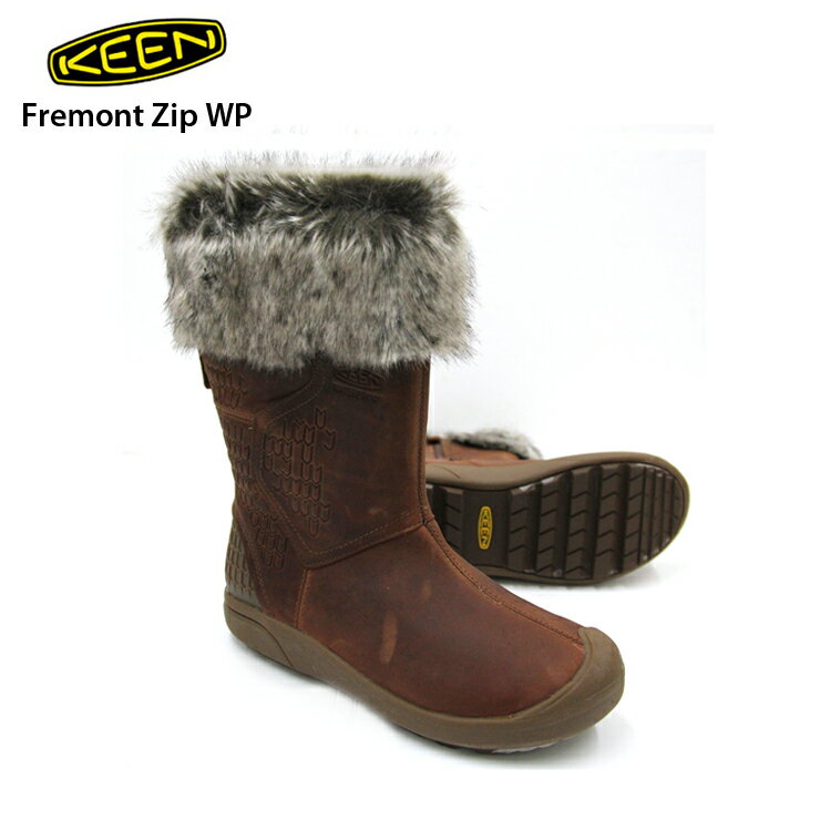 【ポイント10倍中】KEEN キーン Fremont Zip WP フロントジッパー Whiskey レデース ブーツ アウトドア