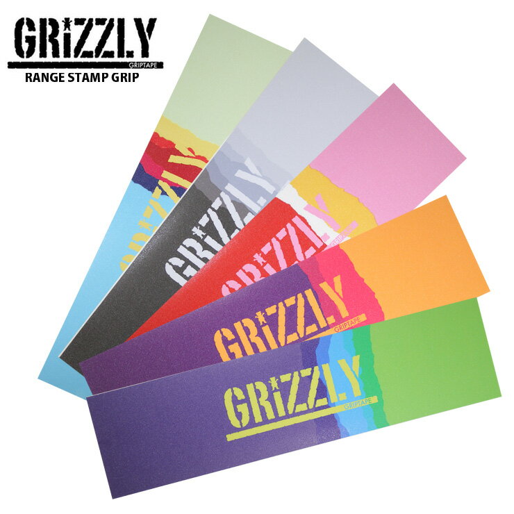 スケボー デッキテープ グリズリー GRIZZLY RANGE STAMP GRIPTAPE グリップテープ スケートボード【ク..