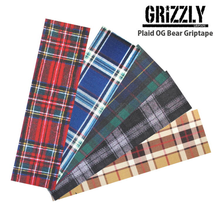 BRAND：GRIZZLY/グリズリー Grizzly Griptape is the leading griptape company in skateboarding Grizzly Griptapeは、スケートボード業界をリードするグリップテープ会社です。 現在はアパレルやベアリングも出している、熊のマークがかわいいので人気 MODEL:Plaid OG Bear Griptape SIZE 9X33 (幅22.8cmX長さ 83.8cm 1枚の価格です 【DECKにお勧め商品】 └お勧めトラックのFILM └PIG/ウィール └ETNIES/エトニーズ 【スケートボードカテゴリ】 └デッキ └トラック └ウィール └ベアリング └SKATEBAG/スケートバッグ └お勧めバックパック └adidas sb/アディダス スケートボーディングGrizzly Griptape is the leading griptape company in skateboarding Grizzly Griptapeは、スケートボード業界をリードするグリップテープ会社です。 現在はアパレルやベアリングも出している、熊のマークがかわいいので人気