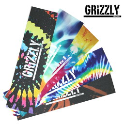 スケボー デッキテープ グリズリー GRIZZLY Tie Dye GRIPTAPE グリップテープ スケートボード【クエストン】