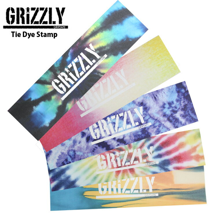 BRAND：GRIZZLY/グリズリー Grizzly Griptape is the leading griptape company in skateboarding Grizzly Griptapeは、スケートボード業界をリードするグリップテープ会社です。 現在はアパレルやベアリングも出している、熊のマークがかわいいので人気 MODEL:Tie Dye Stamp SIZE 9X33 (幅22.8cmX長さ 83.8cm 1枚の価格です 【DECKにお勧め商品】 └お勧めトラックのFILM └PIG/ウィール └ETNIES/エトニーズ 【スケートボードカテゴリ】 └デッキ └トラック └ウィール └ベアリング └SKATEBAG/スケートバッグ └お勧めバックパック └adidas sb/アディダス スケートボーディングGrizzly Griptape is the leading griptape company in skateboarding Grizzly Griptapeは、スケートボード業界をリードするグリップテープ会社です。 現在はアパレルやベアリングも出している、熊のマークがかわいいので人気