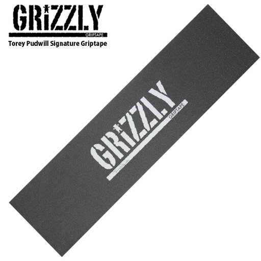 スケボー デッキテープ グリズリー GRIZZLY Torey Pudwill Signature Griptape グリップテープ スケートボード スケボー デッキテープ グリズリー GRIZZLY Torey Pudwill Signature Griptape グリップテープ スケートボード