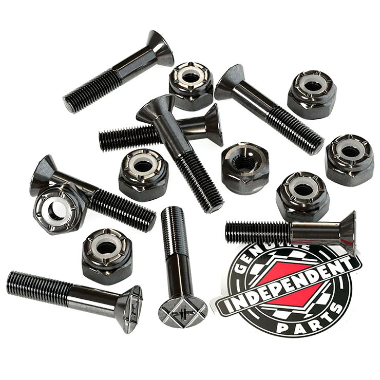 スケボー スケートボード ビス INDEPENDENT SCREW 8PCS/PACK BLACK スクリュー