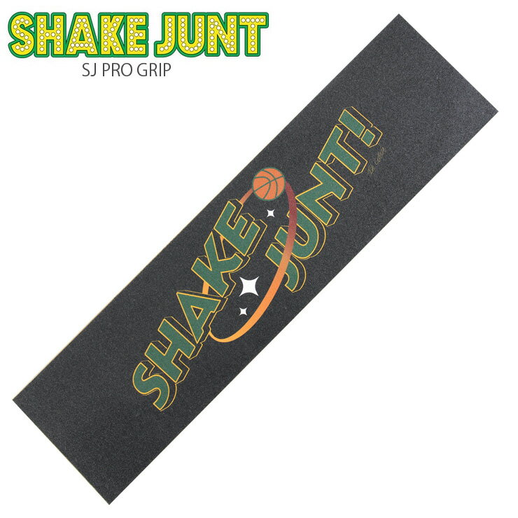 スケボー デッキテープ スケートボード SHAKE JUNT シェイクジャント SJ PRO GRIP デッキ グリップ すべり止め【クエストン】