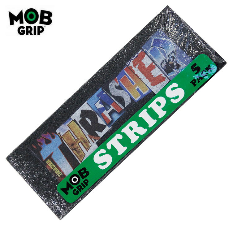 スケボー デッキテープ モブグリップ MOB GRIP THRASHER GRIP 5枚pac スケートボード 滑り止め