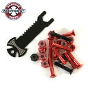 TOOLt XP{[ XP[g{[h rX INDEPENDENT SCREW 8PCS/PACK 1 vX RED/BLK XN[yNGXgz