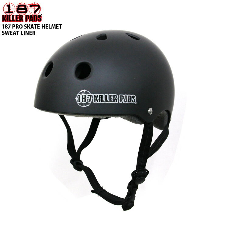 187 KILLER PADS 顼 PRO SKATE HELMET SWEAT LINER BLACK MATTE ܡ إå ץƥڥȥ