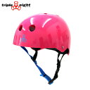 TRIPLE EIGHT トリプル エイト ヘルメット SWEATSAVER LINER HELMET NEON FUSCIA GLOSSY スケボー スケートボード インライン用【クエストン】