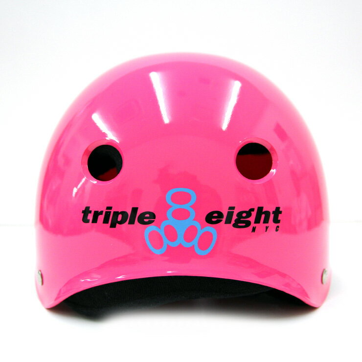 TRIPLE EIGHT トリプル エイト ヘルメット SWEATSAVER LINER HELMET NEON FUSCIA GLOSSY スケボー スケートボード インライン用