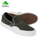 エメリカ スケート シューズ EMERICA WINO G6 SLIP ON OLIV/WHT スニーカー シューズ【クエストン】