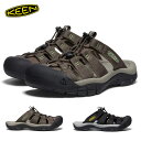 【ポイント10倍中】KEEN キーン メンズ ニューポート スライド サンダル 履き心地バツグン 軽量 アウトドア キャンプ