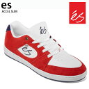 es エス アクセルスリム ACCEL SLIM RED/WHT/NVY スケート スニーカー メンズ シューズ スニーカー 靴 スケシュー 24FW