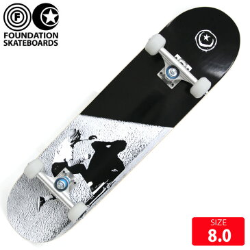 スケボー コンプリート ファンデーション FOUNDATION JGB PUSH DECK 8.0 完成品 スケートボード