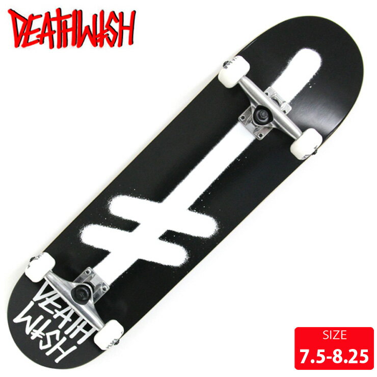 ܡ ץ꡼ DEATHWISH ǥå GANGLOGO BLK/WHT 7.5-8.25 ȥܡɡڥȥ