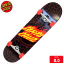 スケボー コンプリート サンタクルズ SANTA CRUZ FLAME DOT FULL DECK SIZE 8.0 SKATEBOARD スケートボード 完成品