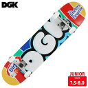 DGK ディージーケー コンプリートデッキ PUFF DECK SIZE 7.5 7.75 8.0 スケートボード 完成品 組み立て済 スケボー