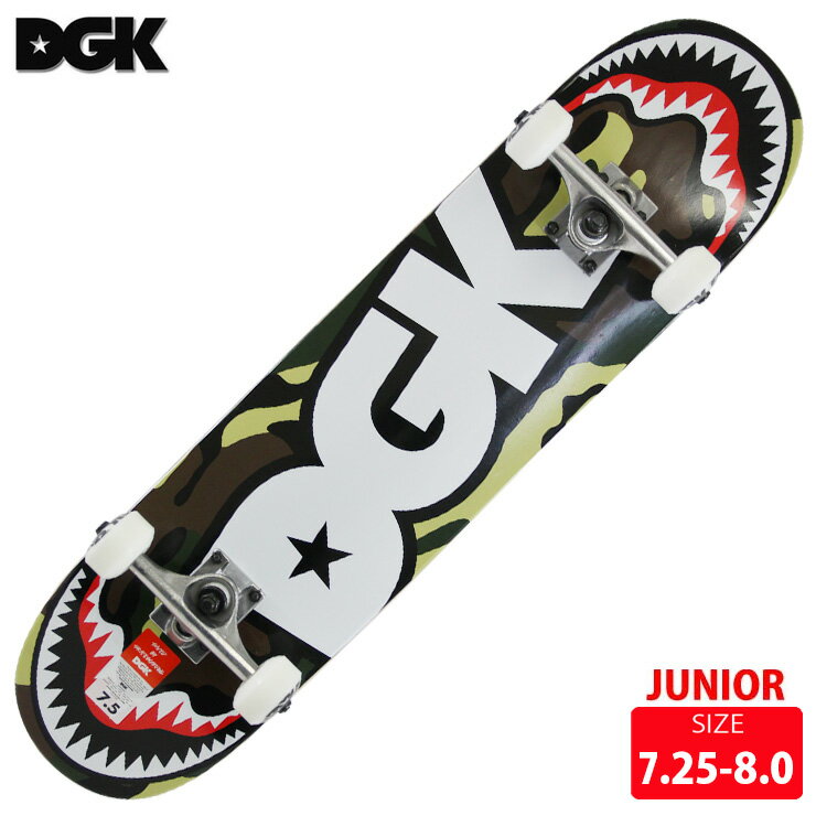 DGK ディージーケー コンプリートデッキ PILOT DECK SIZE 7.25 7.5 7.75 8.0 スケートボード 完成品 組み立て済 スケボー【クエストン】