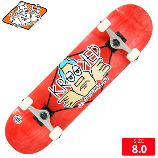 スケボー メンズ コンプリート クルーキッド KROOKED COMPLETE ARKETYPE SIZE 8.0 スケートボード ストリート オススメ 23SS スケボー メンズ コンプリート クルーキッド KROOKED COMPLETE ARKETYPE SIZE 8.0 スケートボード ストリート オススメ 23SS