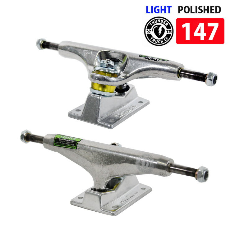  ȥå 饤 THUNDER TRUCK LIGHT II 147 POLISHED ܡ ȥܡ ѡ SKATEBOARD PARTSڥȥ