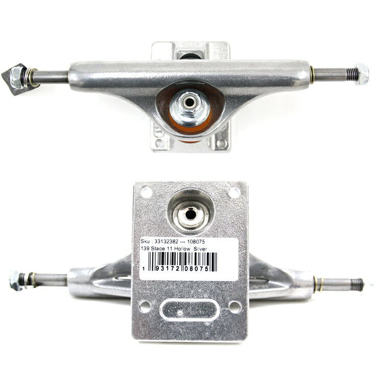 インディートラック チームホロー INDEPENDENT STAGE 11 STD 139 HOLLOW SILVER インデペンデント スケートボード トラック SKATE TRUCK 3