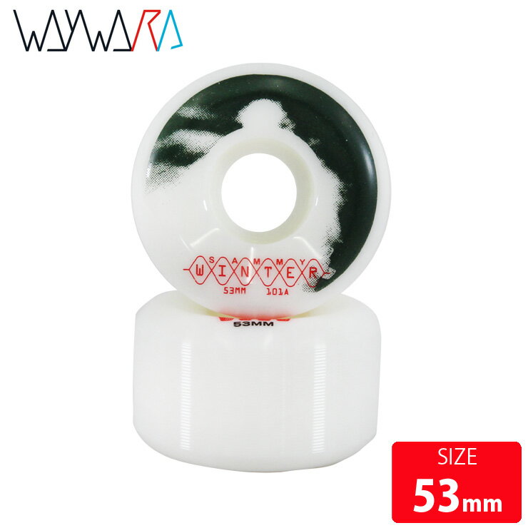 スケボーウィール Wayward Wheels ウェイワード Sammy Winter USA MADE 101A 53mm SKATEBOARD スケートボード