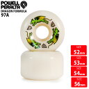 POWELL パウエル ウィール WHEEL P DRAGON FOMULA NANO RAT 97A 52-56mm スケートボード SKATEBOARD 2...