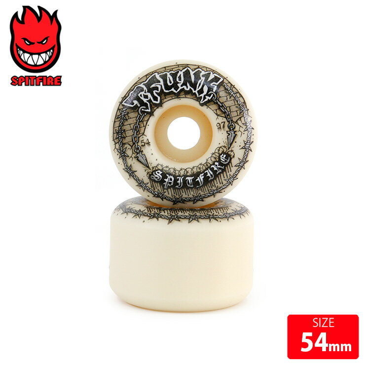 スケボー ウィール スピットファイヤー SPITFIRE WHEEL F4 97D T-FUNK RAW RADIAL FULL 54mm スケートボード SKATEBOARD
