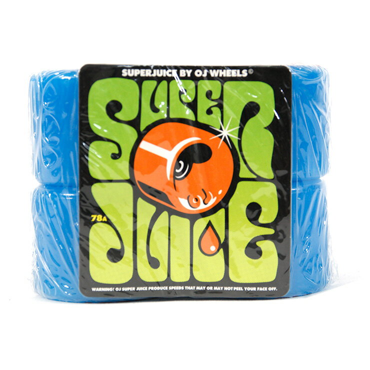 OJ WHEELS オージェイウィール JUICE 78A BLUE 60mm スケートボード ウィール 3