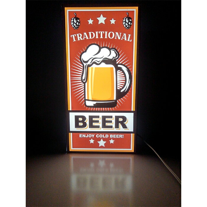 Rakuten - 【LEDデザインライト】GOOD BEER ビール 生ビール ビールジョッキ ジョッキ 居酒屋 やきとり屋 焼肉屋 中華店 飲食店 レトロ 看板 インテリア 雑貨 置物◆Lサイズ-3◆