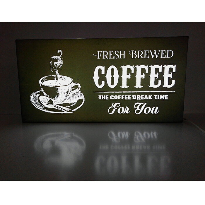 【LEDデザインライト】COFFEE コーヒー コーヒーショップ カフェ 喫茶店 フード コーヒーカップ BREAK ..