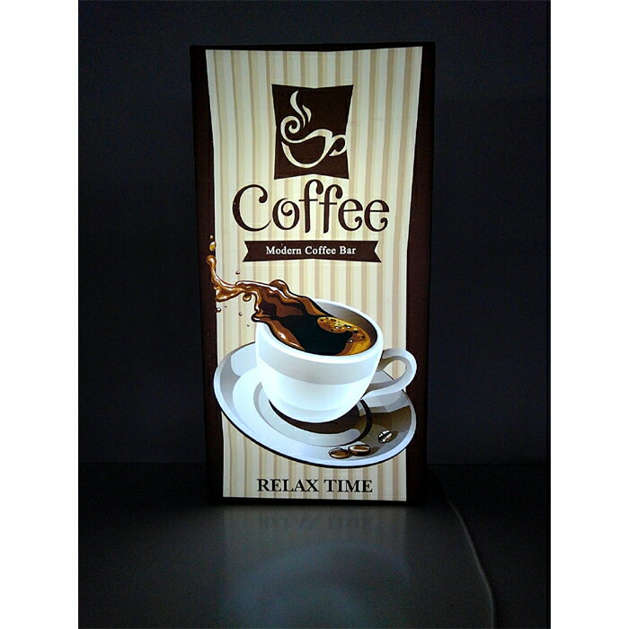 【LEDデザインライト】COFFEE コーヒー コーヒーショップ カフェ 喫茶店 フード コーヒーカップ BREAK ..
