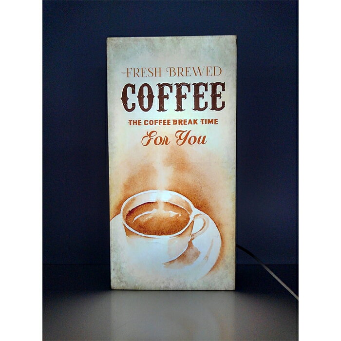 【LEDデザインライト】COFFEE コーヒー コーヒーショップ カフェ 喫茶店 フード コーヒーカップ BREAK ..