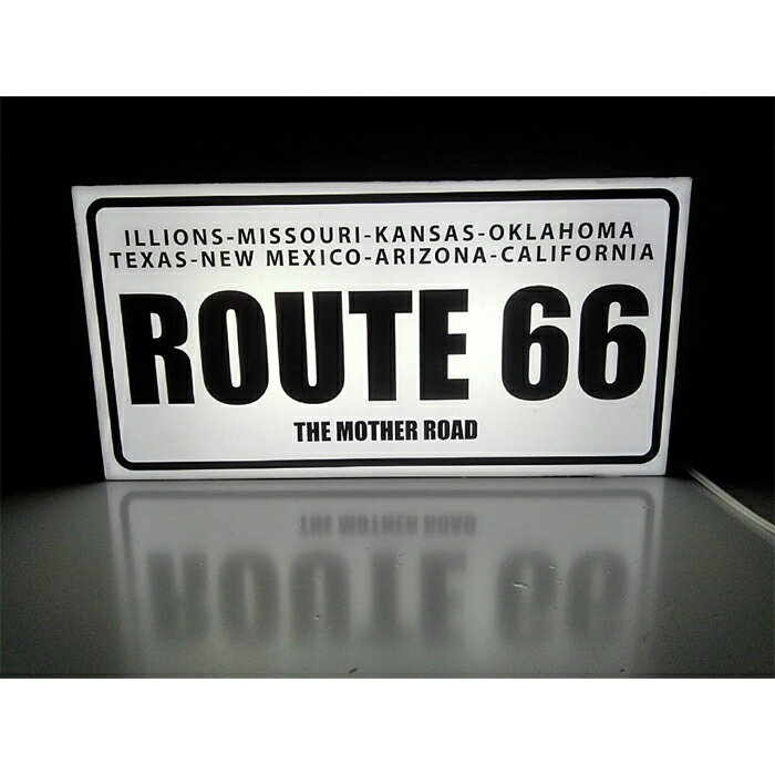 【LEDデザインライト】ROUTE66 ルート66 アメリカ アメリカ国旗 カルフォルニア HISTORIC アメ車 車 バ..
