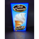 【LEDデザインライト】ICE CREAM ICE CREAM SHOP アイス アイスクリーム アイスクリーム店 アイス店 アイス屋 洋菓子店 スイーツ店 スイーツ デザート お菓子 OPEN WELCOME 看板 インテリア 雑貨 置物◆Lサイズ-4◆(3)