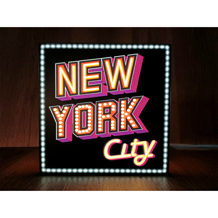 Rakuten - 【LED2wayデザインライト】ニューヨーク ブルックリン アメリカン雑貨 ニューヨーク ブルックリン ブルックリンスタイル カフェ 飲食店 WELCOME OPEN ネオン ネオン風 レトロ 看板 インテリア 雑貨 置物◆250サイズ◆