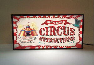 【Sサイズ オーダー無料】サーカス 遊園地 ピエロ アトラクション 曲芸 手品 ゲームセンター アメリカンレトロ アメリカン雑貨 ビンテージ プレゼント 店舗 自宅 パーティー イベント テーブル カウンター サイン ランプ 照明 看板 置物 雑貨 ライトBOX 電飾看板 電光看板